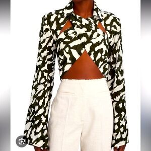 NANUSHKA
Loiza Printed Cotton Wrap Top